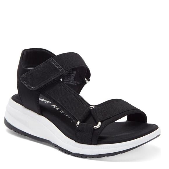 ANNE KLEIN Goldie Sport Sneaker Sandal, Comfort Cushioned, Black, Size 11, NWT - Picture 7 of 16